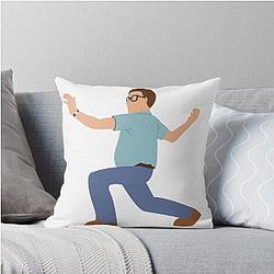 Modified Roger Staubach Throw Pillow