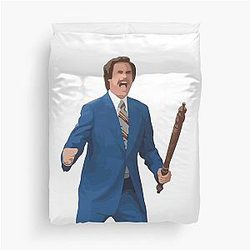 Ron Burgundy Anchorman Duvet Cover