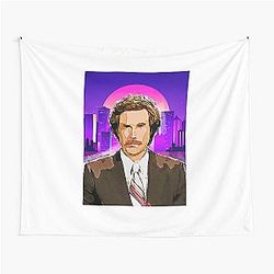 Ron Burgundy Retro Tapestry