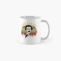 Ron Burgundy Stay Classy Vintage Anchorman Classic Mug