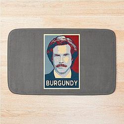 Ron Burgundy Portrait Artwork Classic Bath Mat