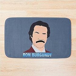 Ron Burgundy Bath Mat