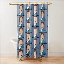 Ron Burgundy Shower Curtain