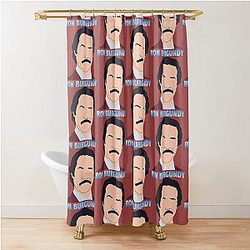 Ron Burgundy Shower Curtain