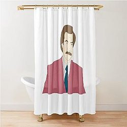 Ron Burgundy Shower Curtain