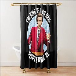 Anchorman Ron Burgundy I'm Kind of a Big Deal Shower Curtain