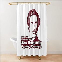 Ron Burgundy Knows Women Shower Curtain