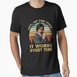 Ron Burgundy: 60 of the Time, Every Time - Vintage Inspired Essential T-Shirt
