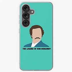Ron Burgundy illustration for Samsung Galaxy soft case