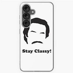 Ron Burgundy Stay Classy Samsung Galaxy Case