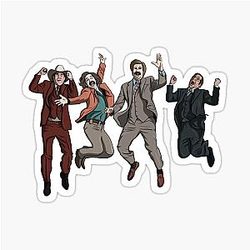 Ron Burgundy Anchorman Sticker