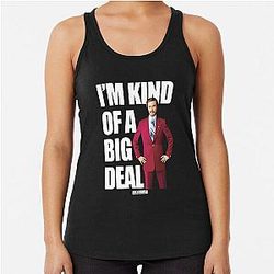 Anchorman Ron Burgundy I'm Kind of a Big Deal Racerback Tank Top