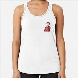 Ron Burgundy Anchorman Racerback Tank Top
