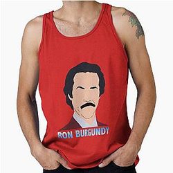 Ron Burgundy Tank Top