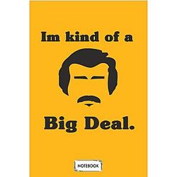 Ron Burgundy Notebook: Journal, Diary, Planner with 120 Lined Pages, 6x9 Matte Cover