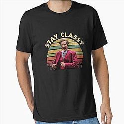 Stay Classy Ron Burgundy Anchorman Essential T-Shirt