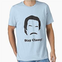 Ron Burgundy Stay Classy Essential T-Shirt