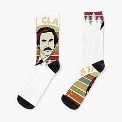 Ron Burgundy Stay Classy Vintage Anchorman Socks