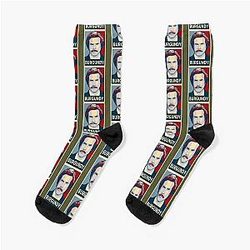 Ron Burgundy Artwork Classic Socks