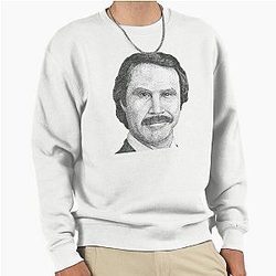 Ron Burgundy Anchorman Pullover Sweatshirt