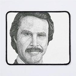 Ron Burgundy Anchorman Mouse Pad