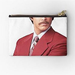 Ron Burgundy Anchorman Zipper Pouch