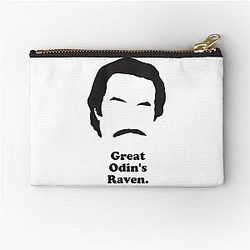 Ron Burgundy - Great Odin's Raven Zipper Pouch
