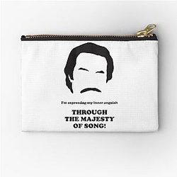 Ron Burgundy - Majestic Zipper Pouch