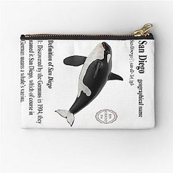 Ron Burgundy Defines Zipper Pouch