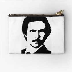 Ron Burgundy Zipper Pouch