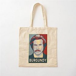 Ron Burgundy Portrait Classic Cotton Tote Bag