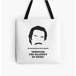 Ron Burgundy Majesty of Song Tote Bag