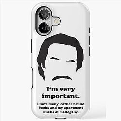 Ron Burgundy - I'm Important iPhone Case