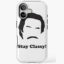 Ron Burgundy Stay Classy iPhone Tough Case