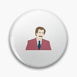 Ron Burgundy Pin