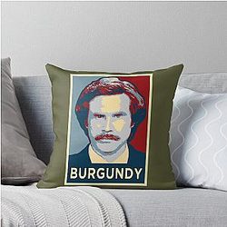 Ron Burgundy Classic Throw Pillow