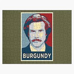 Ron Burgundy Portrait Artwork Classic Jigsaw Puzzle