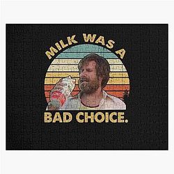 Ron Burgundy Milk Was a Bad Choice Vintage Jigsaw Puzzle