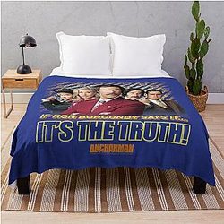 Anchorman If Ron Burgundy Says It Throw Blanket