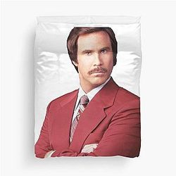 Ron Burgundy Anchorman Duvet Cover