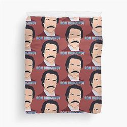 Ron Burgundy Duvet Cover
