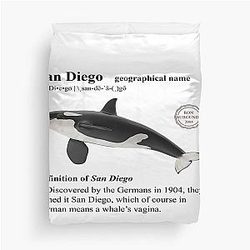 Ron Burgundy Defines Duvet Cover