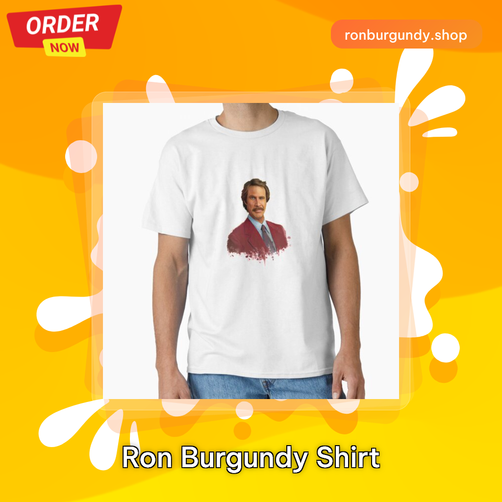 RON BURGUNDY SHIRT