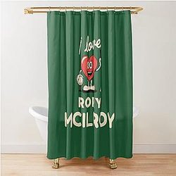 I Love Rory McIlroy Shower Curtain