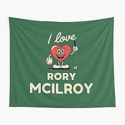 I Love Rory McLroy Tapestry