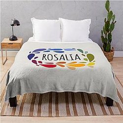 Rosalia Names for Wife Daughter Girl Throw Blanket