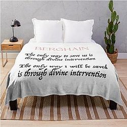 Rosalia - Berghain Lyrics Throw Blanket