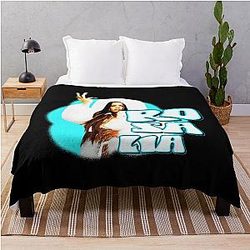 Rosalia - Blue Sky Spanish Singer Throw Blanket
