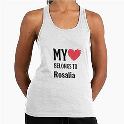 My Belongs To Rosalia Racerback Tank Top