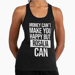Rosalia Name - Money Can't Buy Happiness But Rosalia Can Gift For Rosalia Racerback Tank Top